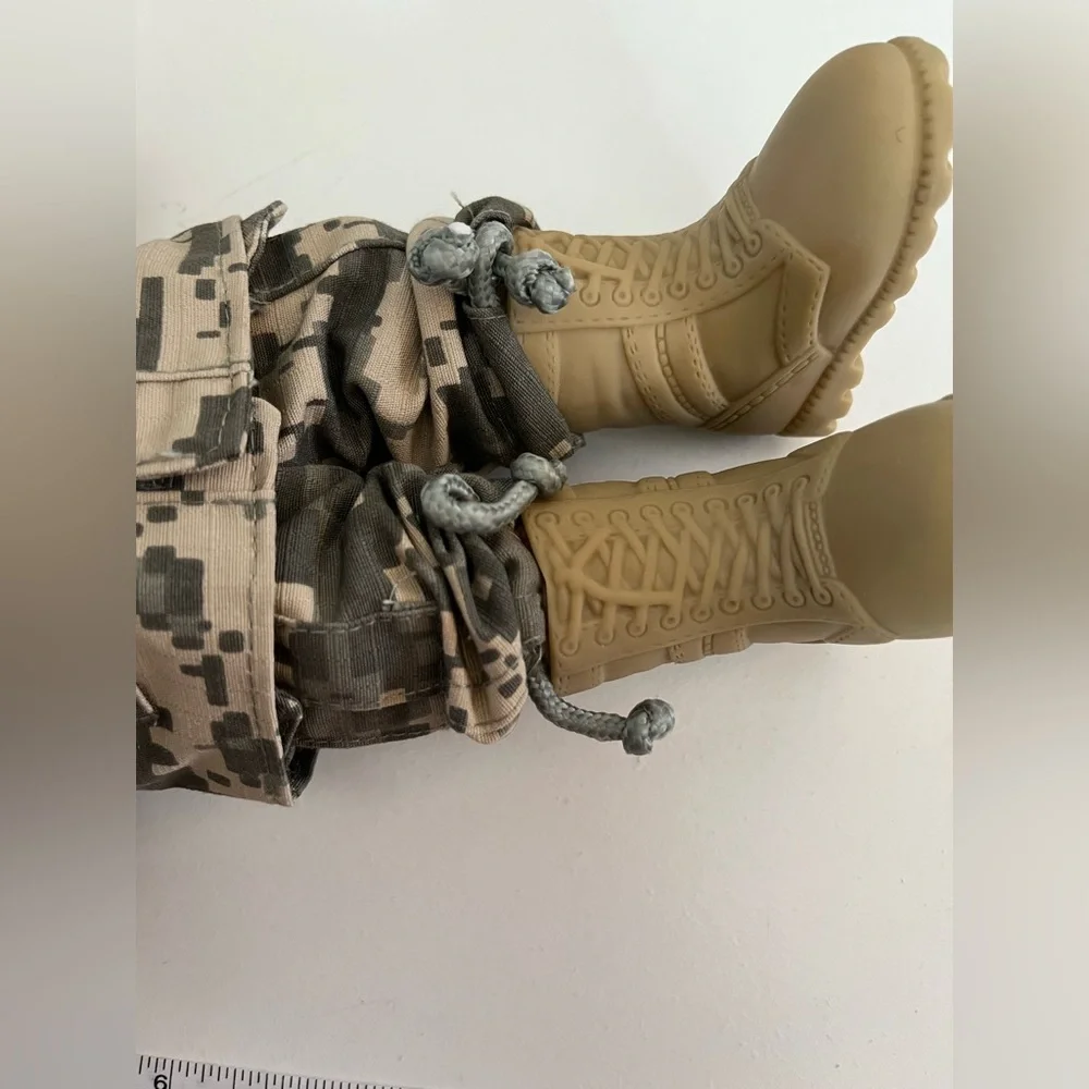 Vintage Bear Forces of America US Army Plush - Teddy Bear Camo Fatigues Female